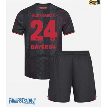 Bayer Leverkusen Aleix Garcia #24 Echipament de Fotbal Replică 2025-26 Copii Acasa (+ Șorturi)